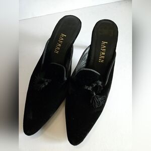 Ralph Lauren Black Heeled Shoes
